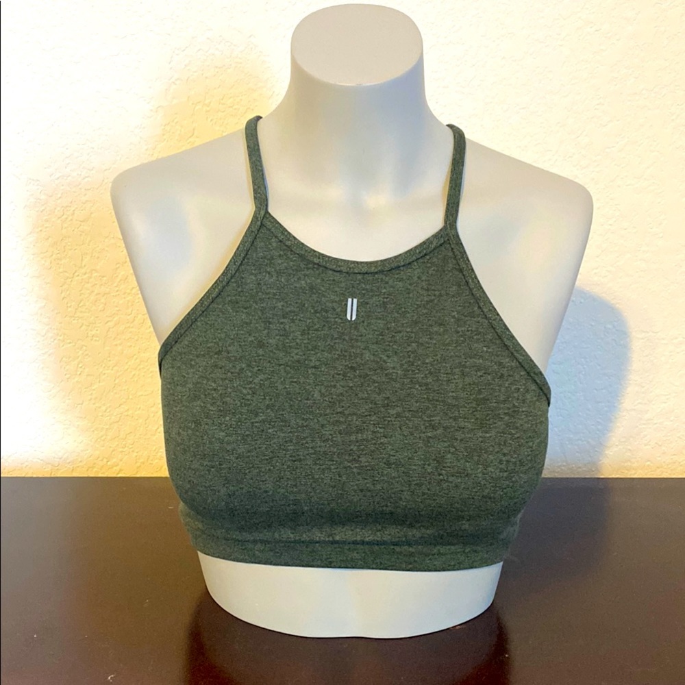 NOBULL Green High Neck Sports Bra